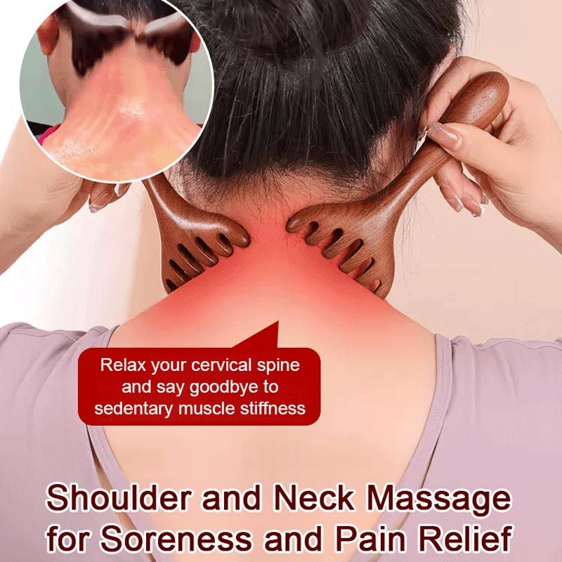 🔥 💆‍♀️ Massagekamm – Verspannungen lösen & Haarwachstum fördern🧘✨