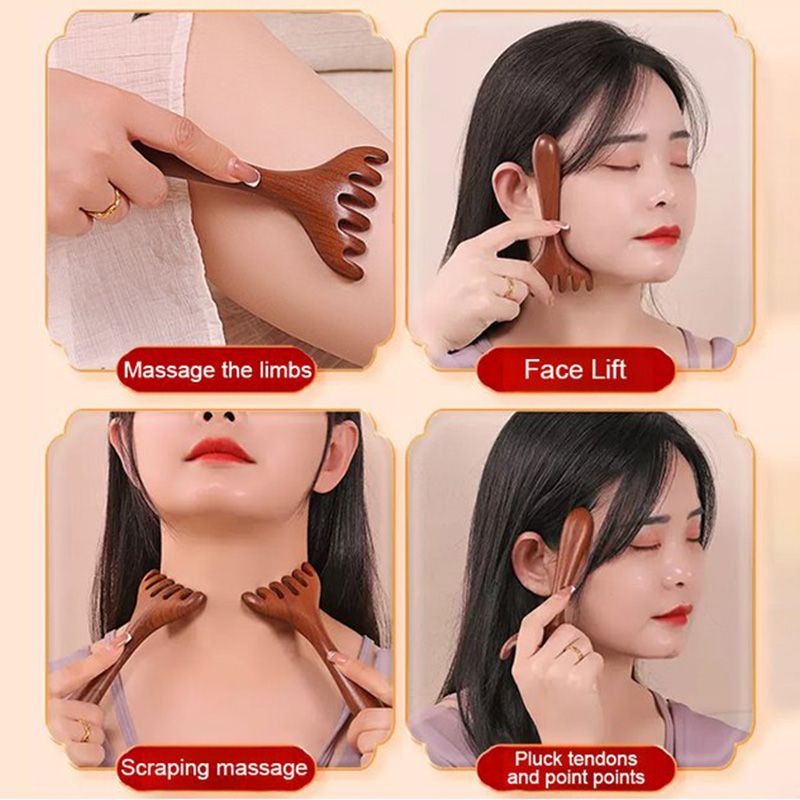 🔥 💆‍♀️ Massagekamm – Verspannungen lösen & Haarwachstum fördern🧘✨
