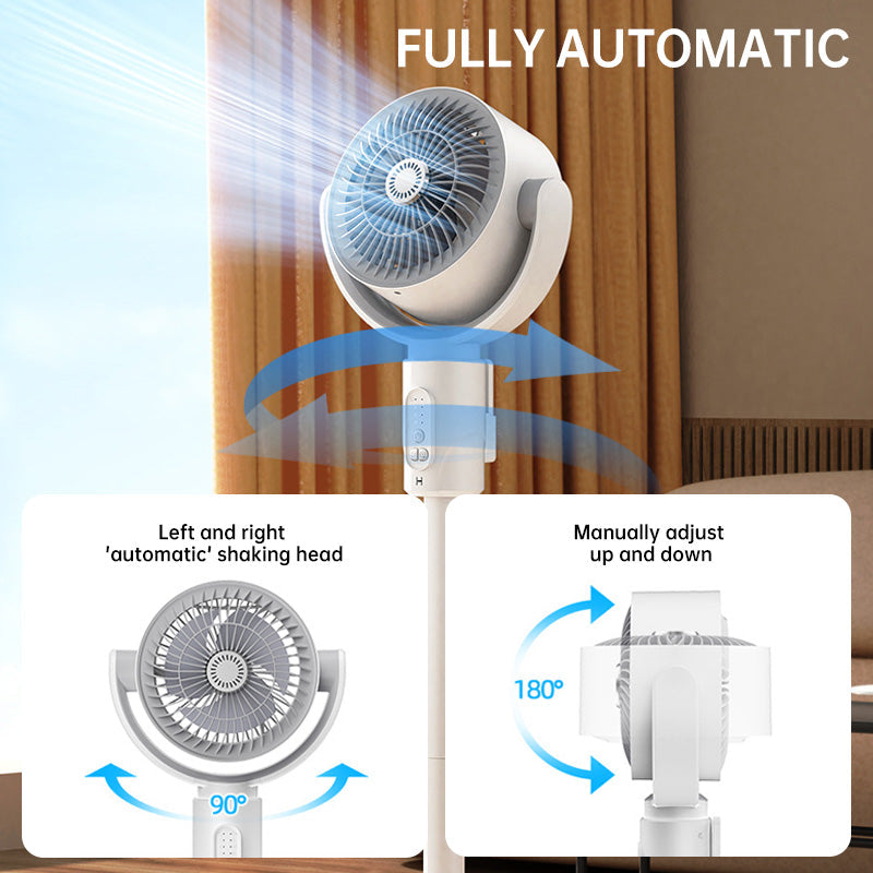 🎊Sommeraktion: 55 % Rabatt und versandkostenfrei🌀✨Motor Standventilator, 20dB sehr leiser Ventilator, 30m Wurfweite, 2465m³/h Luftvolumen, Fan mit Fernbedienung & Kühlung