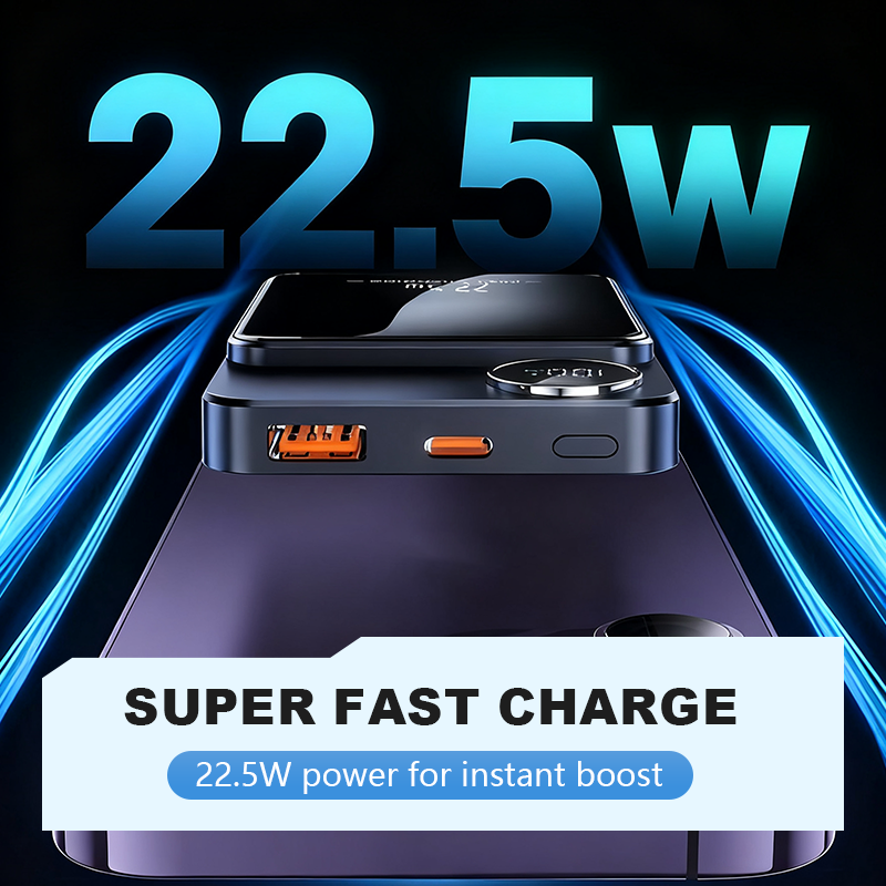 22,5 W 10.000 mAh Magnetisches Slim Powerbank🎁20% Rabatt auf das Zweite✈️2 oder mehr: kostenloser Versand