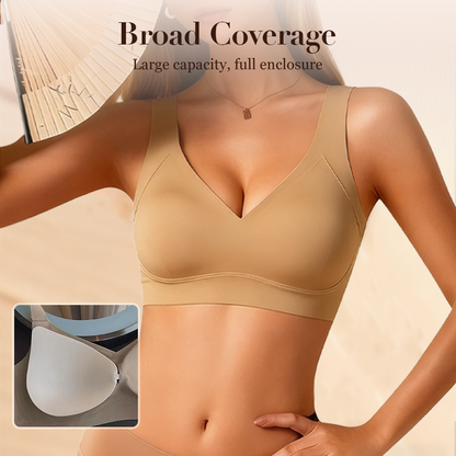 ✨ Nahtloser Damen-BH mit V-Ausschnitt – Bequem, atmungsaktiv & ideal für Sport & Freizeit!