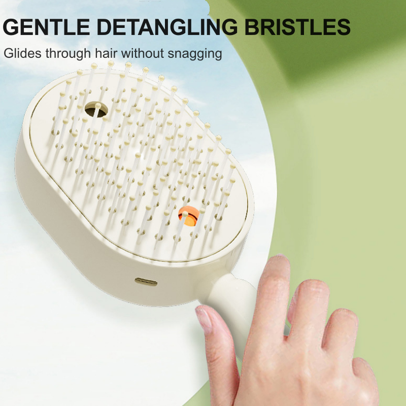 ✨ 50% RABATT! 🔥 Elektrische Spritz-Massage Haarbürste – Pflegesprühfunktion & Kopfhautmassage – Ein-Tasten Reinigung, perfekt für glänzendes, gepflegtes Haar zu Hause 💆‍♀️