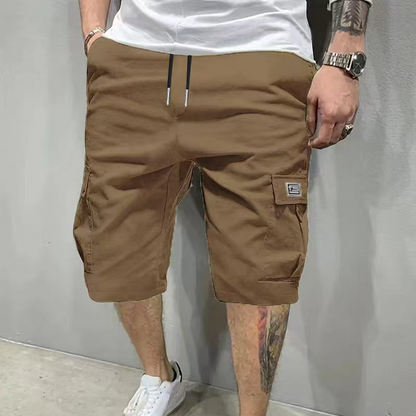 📢📢50 % Rabatt!! ⏰Leichte Cargoshorts – Atmungsaktives Material, knielang. Sichere Taschen für Handy und Schlüssel. Bequem den ganzen Tag. ✅☀️