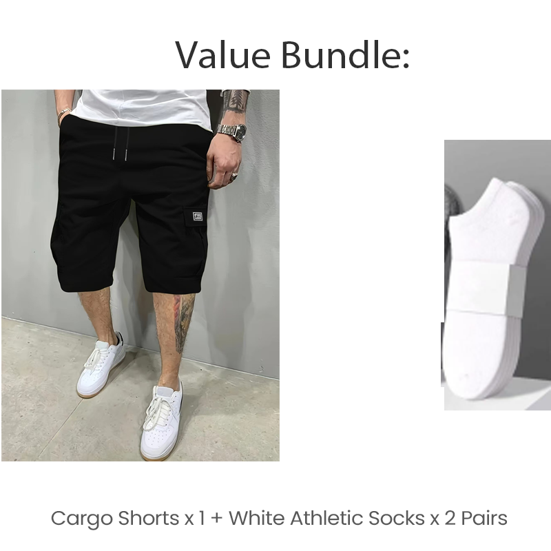 📢📢50 % Rabatt!! ⏰Leichte Cargoshorts – Atmungsaktives Material, knielang. Sichere Taschen für Handy und Schlüssel. Bequem den ganzen Tag. ✅☀️