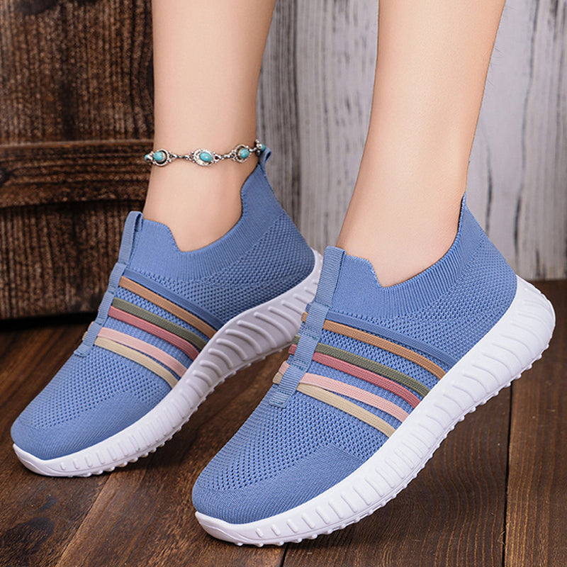👟 60% RABATT! 🏃 Atmungsaktive Damen-Sneaker aus Mesh zum Hineinschlüpfen – Leicht, Bequem & Perfekt Für Den Alltag 🌸