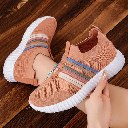 👟 60% RABATT! 🏃 Atmungsaktive Damen-Sneaker aus Mesh zum Hineinschlüpfen – Leicht, Bequem & Perfekt Für Den Alltag 🌸