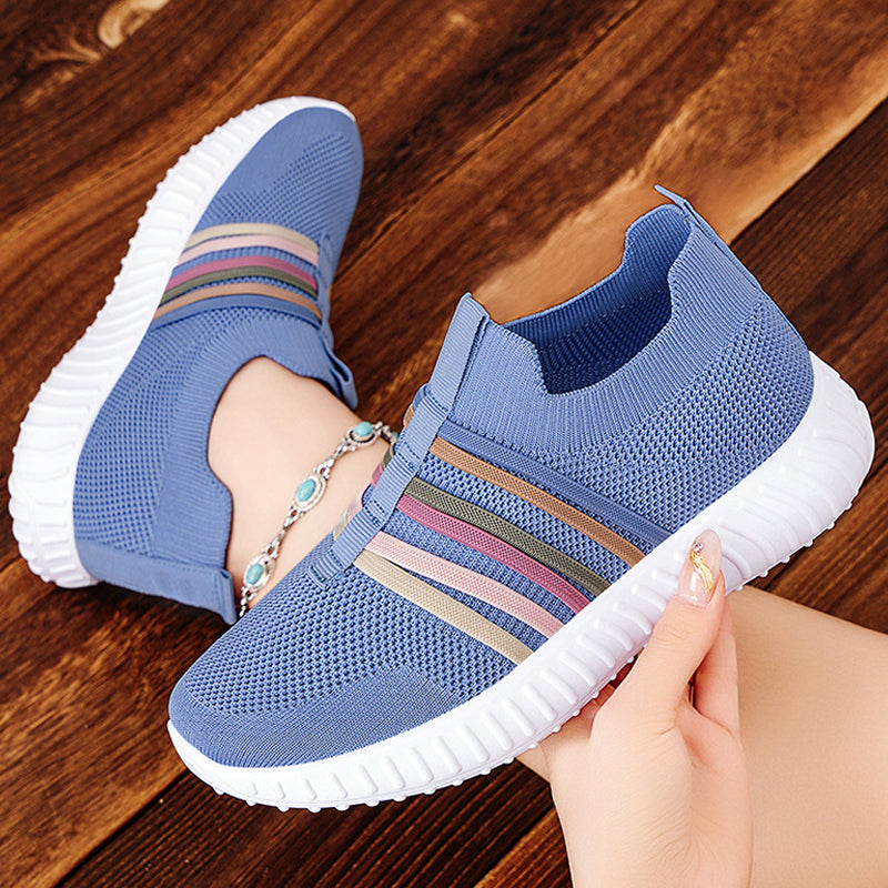 👟 60% RABATT! 🏃 Atmungsaktive Damen-Sneaker aus Mesh zum Hineinschlüpfen – Leicht, Bequem & Perfekt Für Den Alltag 🌸