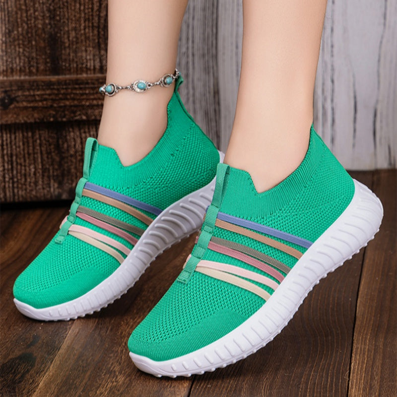 👟 60% RABATT! 🏃 Atmungsaktive Damen-Sneaker aus Mesh zum Hineinschlüpfen – Leicht, Bequem & Perfekt Für Den Alltag 🌸