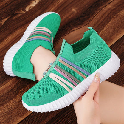 👟 60% RABATT! 🏃 Atmungsaktive Damen-Sneaker aus Mesh zum Hineinschlüpfen – Leicht, Bequem & Perfekt Für Den Alltag 🌸