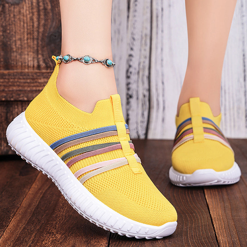 👟 60% RABATT! 🏃 Atmungsaktive Damen-Sneaker aus Mesh zum Hineinschlüpfen – Leicht, Bequem & Perfekt Für Den Alltag 🌸