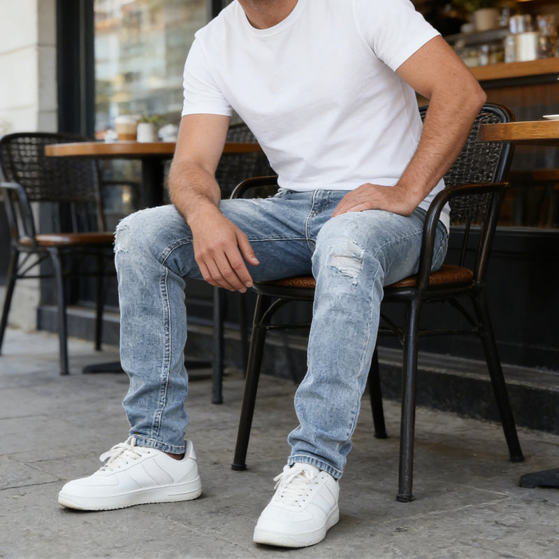 ⏳ Nur für kurze Zeit: Moderne Herren-Stretch-Jeans im Slim Fit – bequem & stylish ⏰