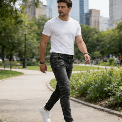 ⏳ Nur für kurze Zeit: Moderne Herren-Stretch-Jeans im Slim Fit – bequem & stylish ⏰