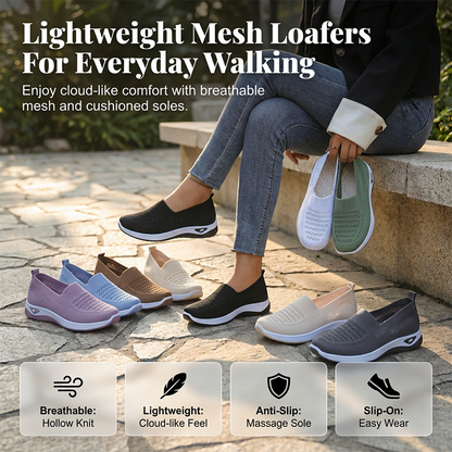 👟 60% RABATT! 🌬️ Atmungsaktive Mesh-Slipper für Damen – Leicht, flexibel & perfekt für Zuhause und Freizeit ✨