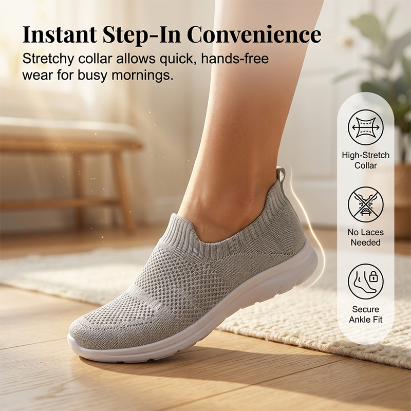 👟 60% RABATT! 🌬️ Atmungsaktive Mesh-Slipper für Damen – Leicht, flexibel & perfekt für Zuhause und Freizeit ✨