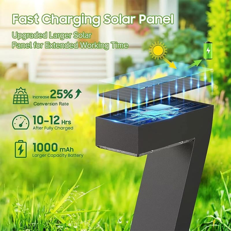 🔥Letzter Tag: 60% Rabatt! ⏰ 🏡💡Solar-Wegeleuchten IP65 Wasserdicht - 7-Form Design
