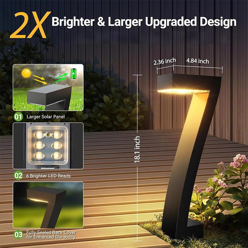 🔥Letzter Tag: 60% Rabatt! ⏰ 🏡💡Solar-Wegeleuchten IP65 Wasserdicht - 7-Form Design
