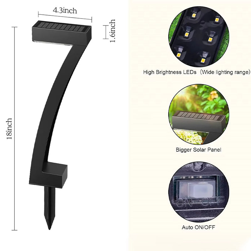 🔥Letzter Tag: 60% Rabatt! ⏰ 🏡💡Solar-Wegeleuchten IP65 Wasserdicht - 7-Form Design