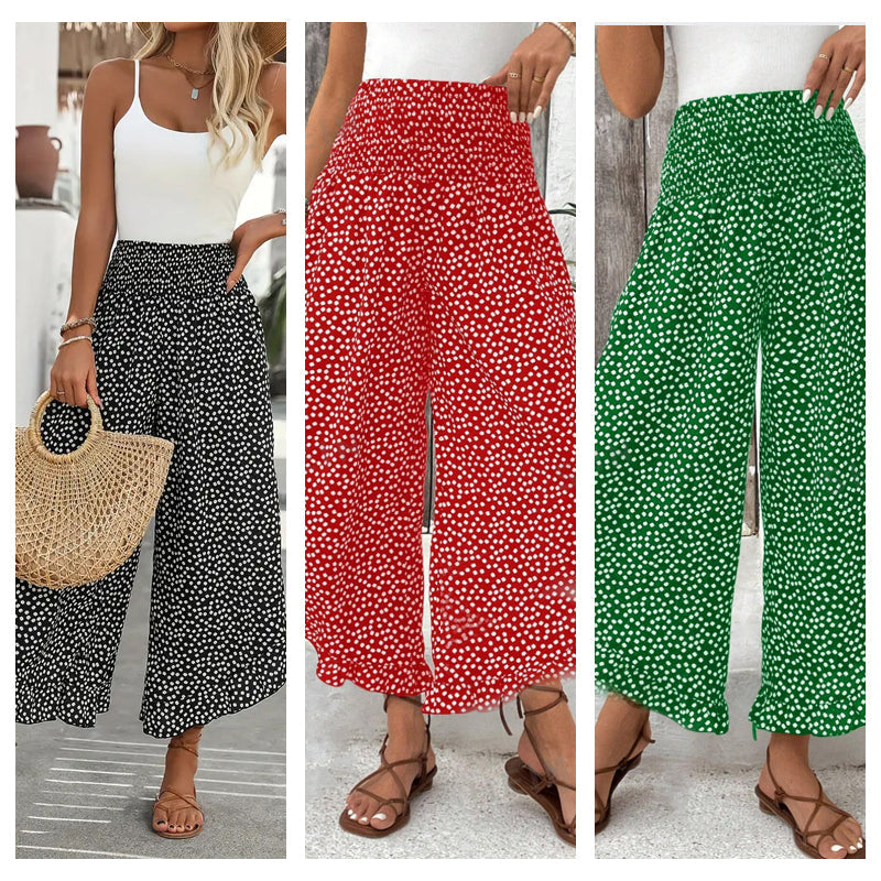 🔥 HEUTE -50% ⏰ Weite Damenhose mit hoher Taille 👖 figurbetont, bequem & elegant – perfekt für jeden Anlass ✨