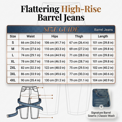 Lässige Damenjeans mit hoher Taille und ausgestelltem Bein