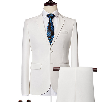 🔥-50% Aktion – Nur solange der Vorrat reicht⏳Zweiteiliges Business-Anzugset für Herren in Modern Fit