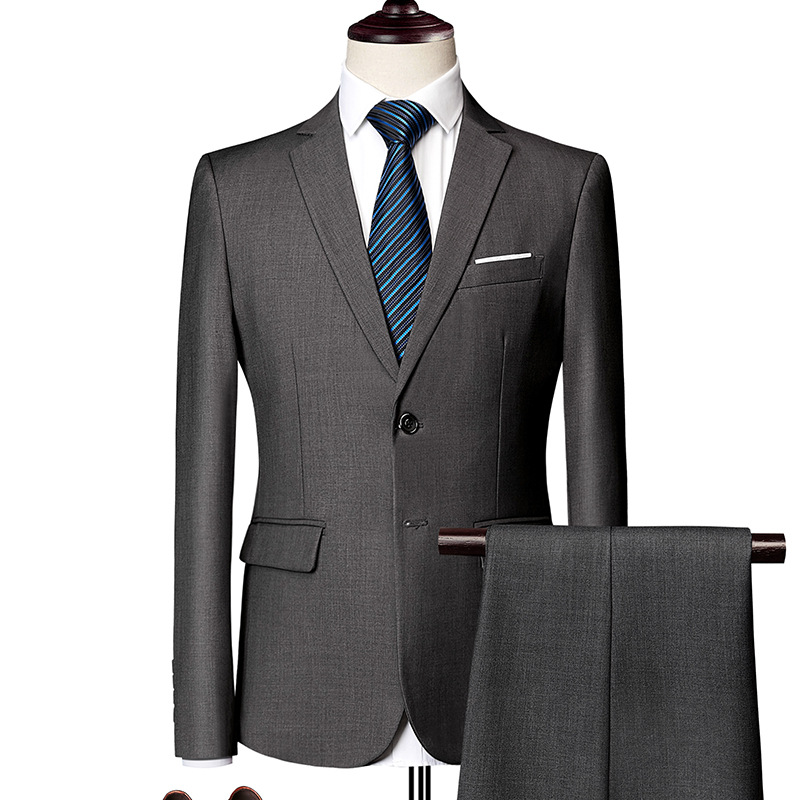 🔥-50% Aktion – Nur solange der Vorrat reicht⏳Zweiteiliges Business-Anzugset für Herren in Modern Fit