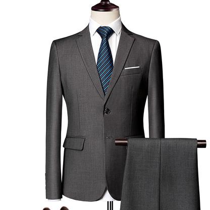 🔥-50% Aktion – Nur solange der Vorrat reicht⏳Zweiteiliges Business-Anzugset für Herren in Modern Fit
