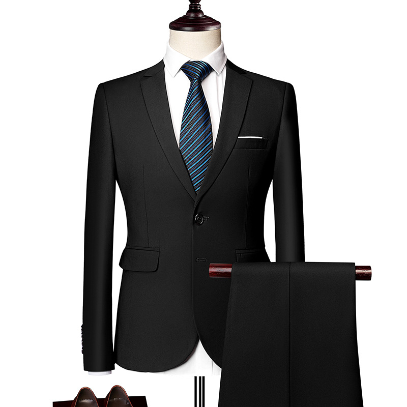 🔥-50% Aktion – Nur solange der Vorrat reicht⏳Zweiteiliges Business-Anzugset für Herren in Modern Fit