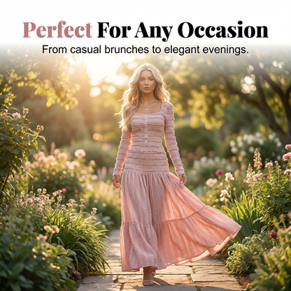 Versandkostenfrei⭐️Das „Wohlfühl-Kleid“ für Deinen Sommer.👗Luftiger Stoff, elastisches Design & die perfekte Passform – für jeden Anlass