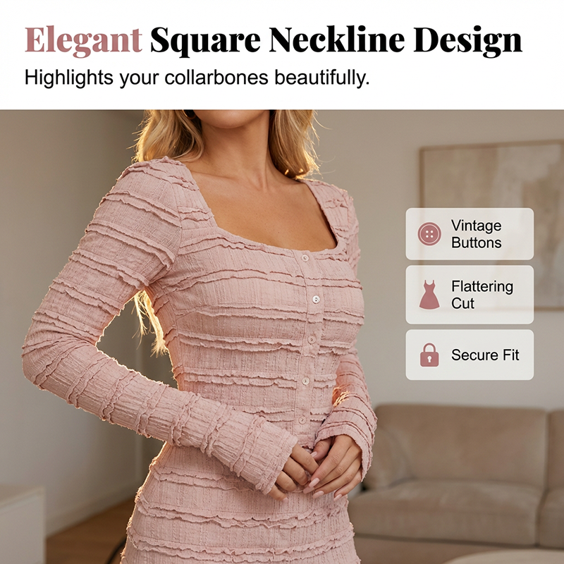 Versandkostenfrei⭐️Das „Wohlfühl-Kleid“ für Deinen Sommer.👗Luftiger Stoff, elastisches Design & die perfekte Passform – für jeden Anlass