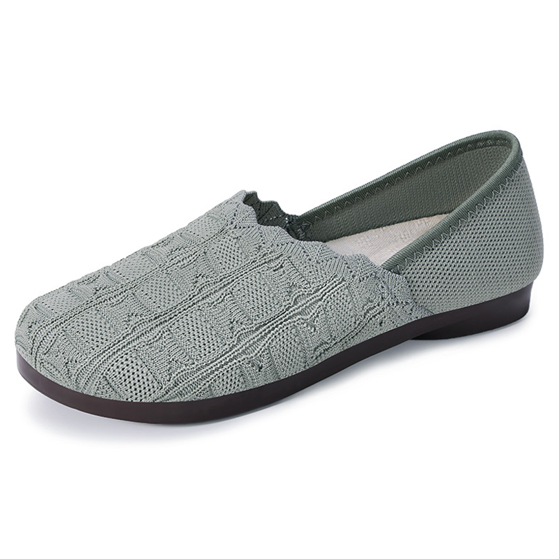 👟 50% RABATT! ✨ Atmungsaktive Strick-Freizeitschuhe für Damen – Kühler Tragekomfort, Flexible PVC-Sohle & Ideal Für Lange Spaziergänge 🚶‍♀️