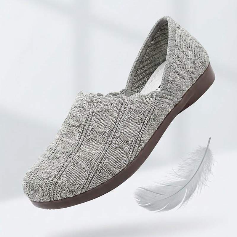 👟 50% RABATT! ✨ Atmungsaktive Strick-Freizeitschuhe für Damen – Kühler Tragekomfort, Flexible PVC-Sohle & Ideal Für Lange Spaziergänge 🚶‍♀️