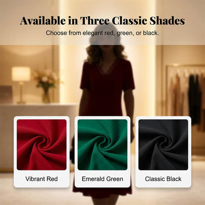 ⏳Limitiertes 50 % Rabatt⏰Elegantes Netzkleid mit V-Ausschnitt für Damen❤️👗