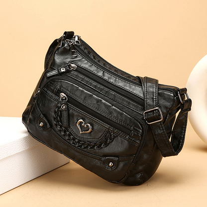 👜🔥 50% RABATT ✨ Damen Crossbody-Tasche aus weichem PU-Leder – leicht, praktisch & vielseitig für Alltag & Reisen 💼💫