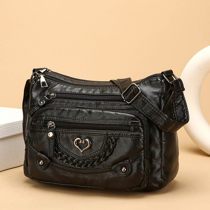 👜🔥 50% RABATT ✨ Damen Crossbody-Tasche aus weichem PU-Leder – leicht, praktisch & vielseitig für Alltag & Reisen 💼💫