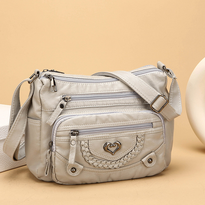 👜🔥 50% RABATT ✨ Damen Crossbody-Tasche aus weichem PU-Leder – leicht, praktisch & vielseitig für Alltag & Reisen 💼💫