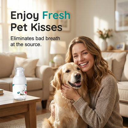 🐾💧 Flüssige Zahnpflege für Hunde & Katzen – Einfach ins Trinkwasser geben, ganz ohne Zähneputzen | Premium Qualität
