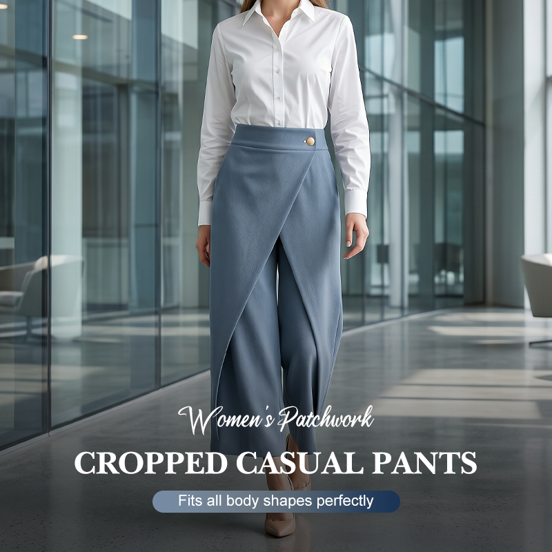 💫 SOMMER DEAL 🌈 -50% Damen Patchwork-Hose 👖 kurz, farbenfroh & stylisch ✨ Kreativer Street-Look garantiert 🔥