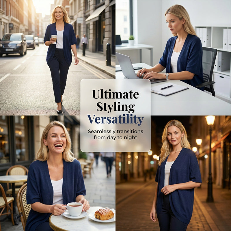 🌺Lässiger Kurzarm-Cardigan für Damen