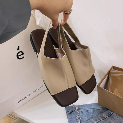 👡 LIMITED-TIME 50% RABATT! ✨ Damen Retro-Slingback-Sandalen – Eckige Zehe, Komfort, 3 Farben 🥿