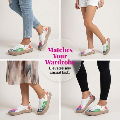 🏃‍♀️💨 50% RABATT! Damen Slip-On Wanderschuhe – Leicht, atmungsaktiv & farbenfrohes Design!