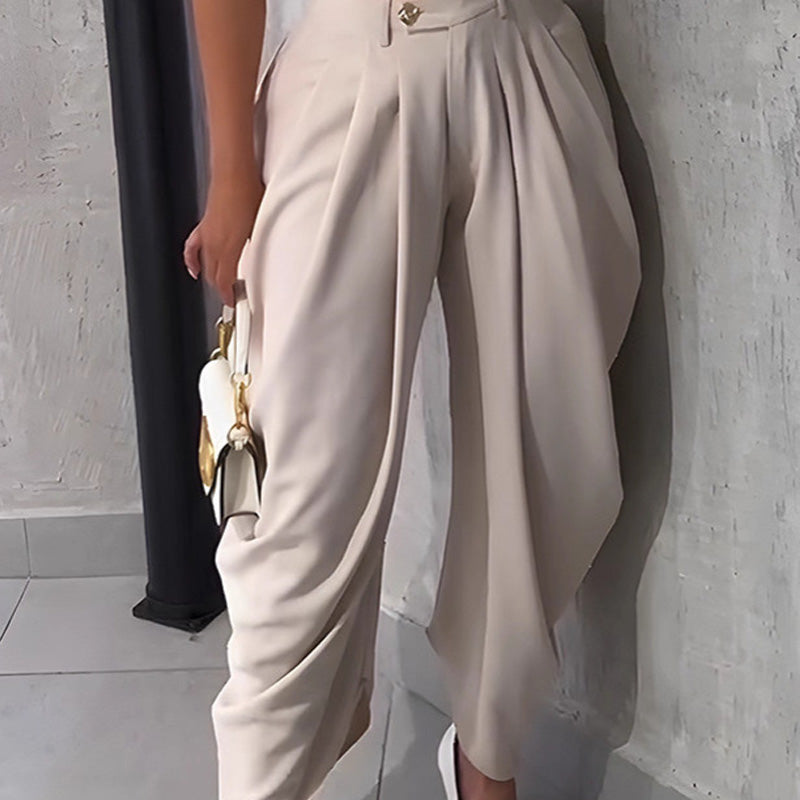 ⏰ 55 % RABATT – Nur für kurze Zeit ✨Lässige Damenhose mit hoher Taille und weitem Bein