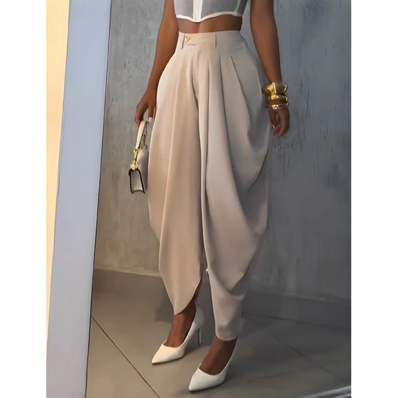 ⏰ 55 % RABATT – Nur für kurze Zeit ✨Lässige Damenhose mit hoher Taille und weitem Bein