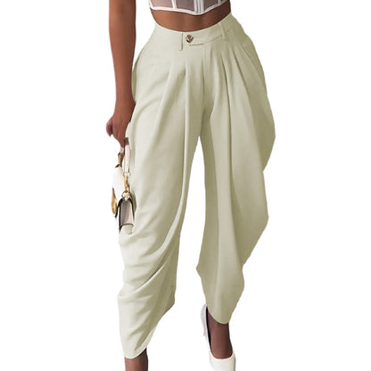 ⏰ 55 % RABATT – Nur für kurze Zeit ✨Lässige Damenhose mit hoher Taille und weitem Bein