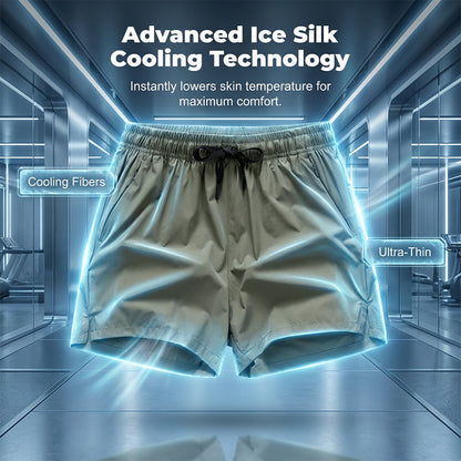 Men's Quick-Dry Athletic Shorts with Pockets