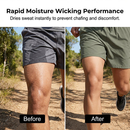 Men's Quick-Dry Athletic Shorts with Pockets