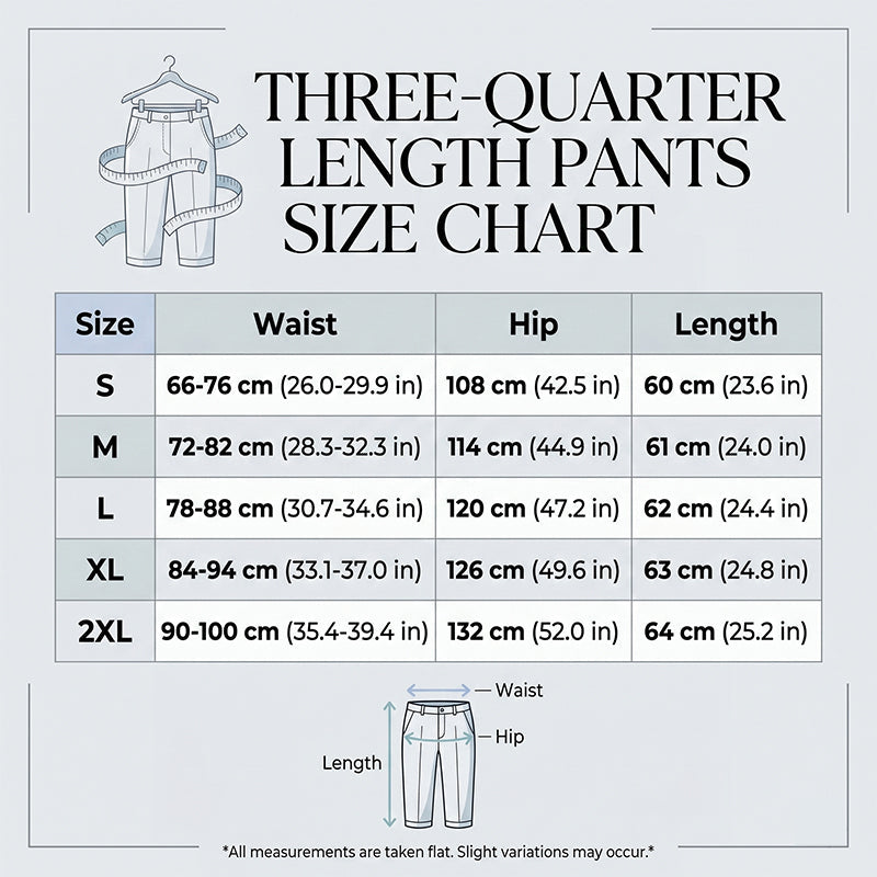 Lässige Damen-Caprihose mit Knopfverzierung