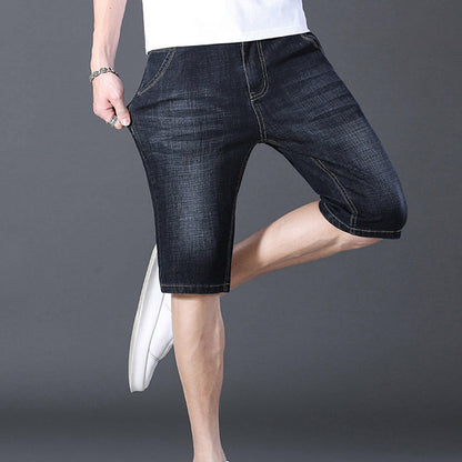 👖Dehnbare und atmungsaktive Denim-Shorts für Herren