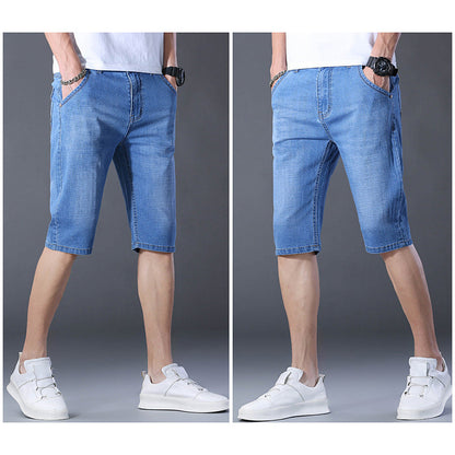 👖Dehnbare und atmungsaktive Denim-Shorts für Herren