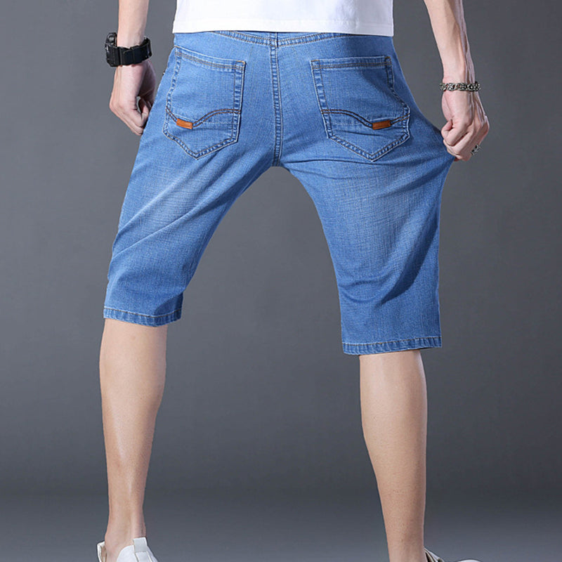 👖Dehnbare und atmungsaktive Denim-Shorts für Herren