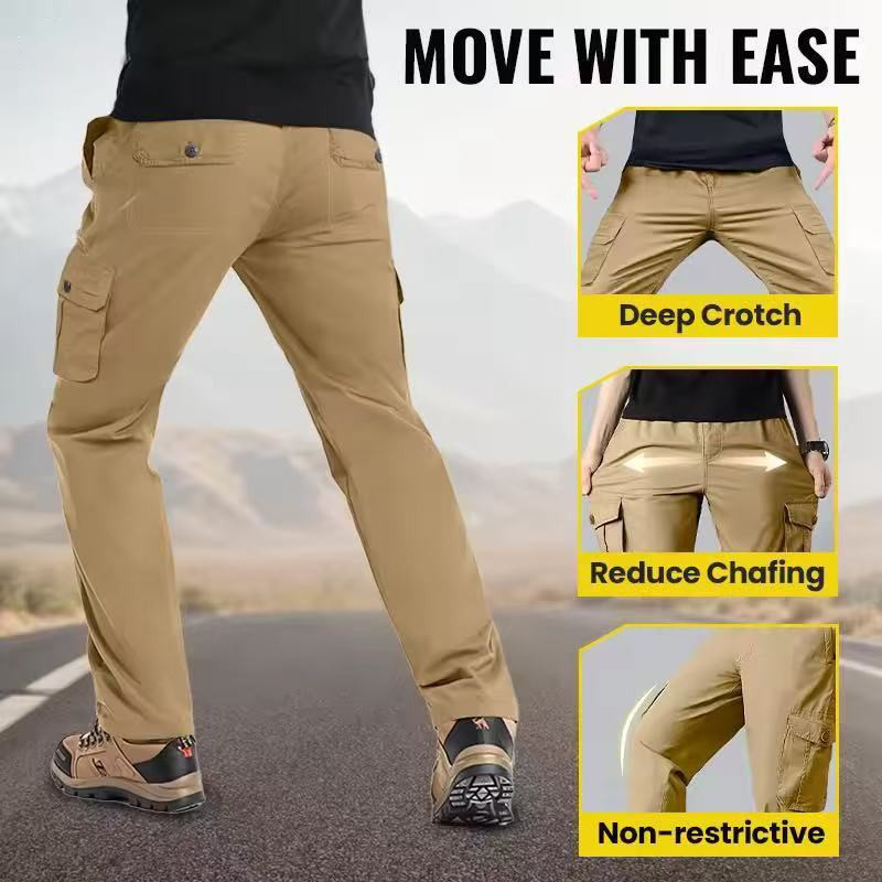 👖 50% RABATT! 🏔️ Outdoor-Arbeits- und Wanderhose für Herren – Robustes Ripstop-Material, verstärkte Knie & viele Taschen – perfekt für Arbeit, Wandern oder anspruchsvolle Aktivitäten im Freien 🔥